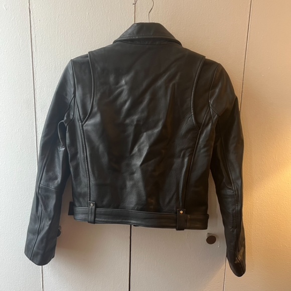 Maje Leather Biker Jacket - Picture 4 of 11
